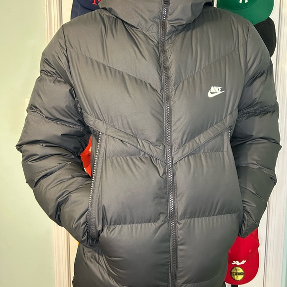 Nike Men's Storm-Fit Windrunner Primaloft Hooded Puffer Jacket- Black/Size Small - Picture 6 of 7